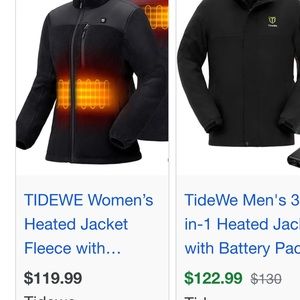 Women’s Tidewe heated fleece jacket